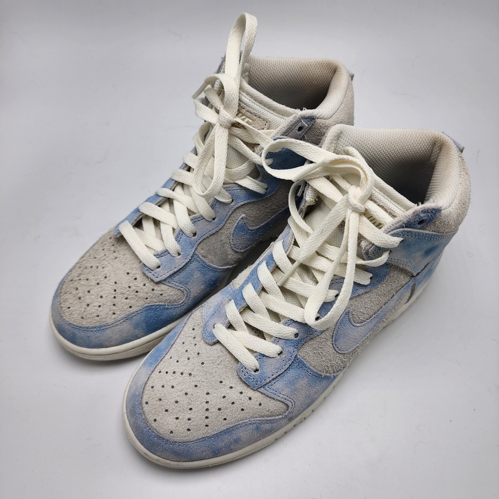 Nike Dunk High SE Clouds Celestine Blue White Suede High Top Sneakers Womens 7.5 - Picture 2 of 16
